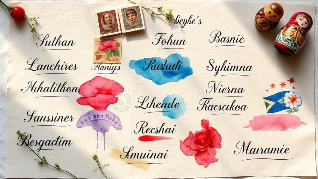 formal names and affectionate nicknames