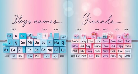 gender based name diversity trends