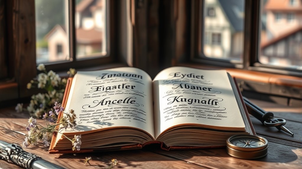 german names reflect history and culture