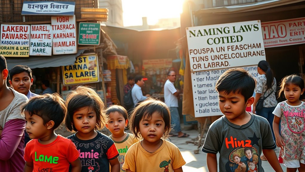 global naming laws vary