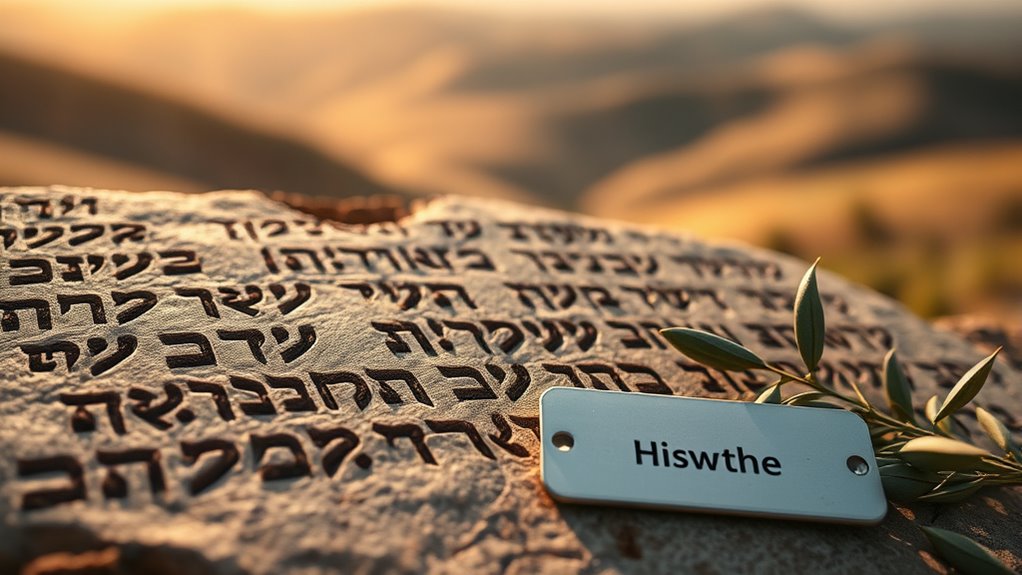 hebrew names biblical origins modern usage