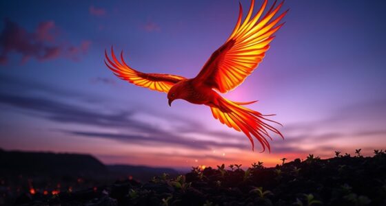 mythical bird symbolizing rebirth