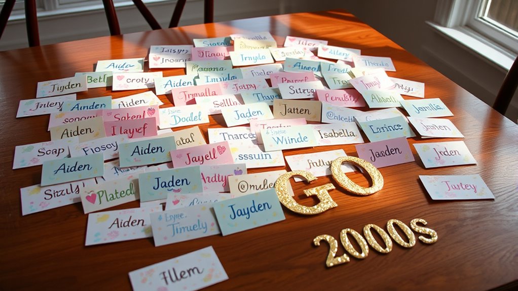 popular names of 2000s