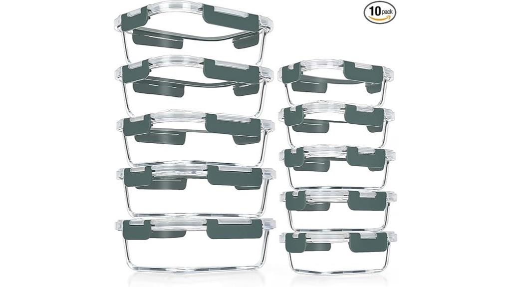 glass meal prep containers