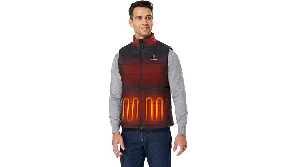 heated vest with rechargeable battery