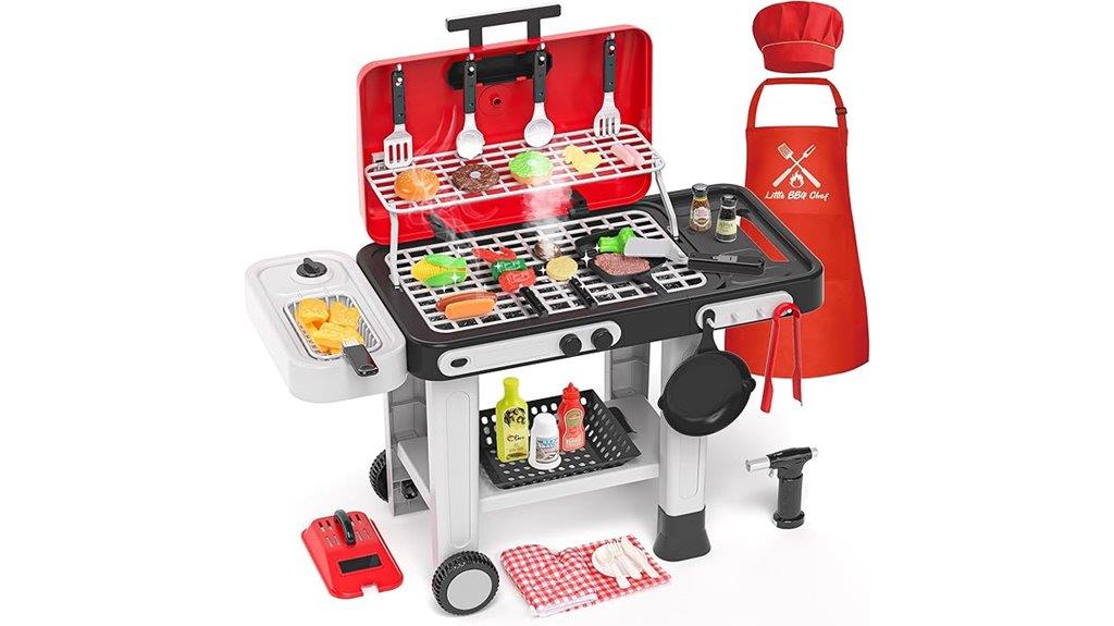 kids grill playset features