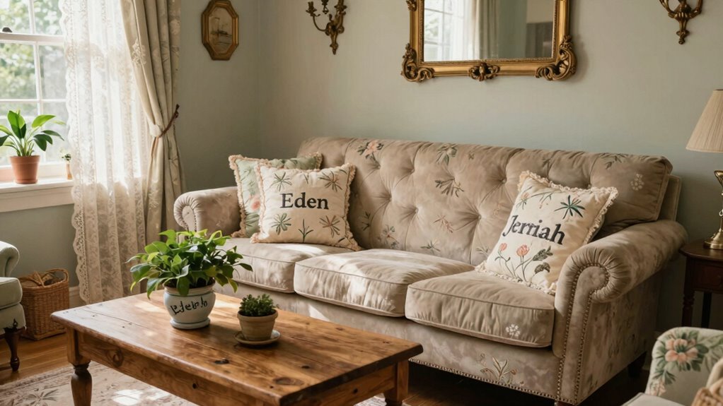 biblical names inspire meaningful decor