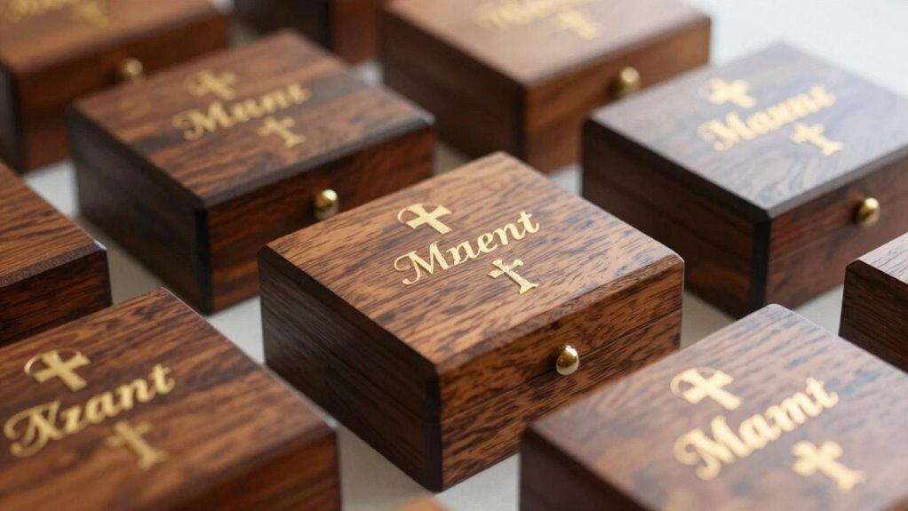 elegant religious themed keepsake designs