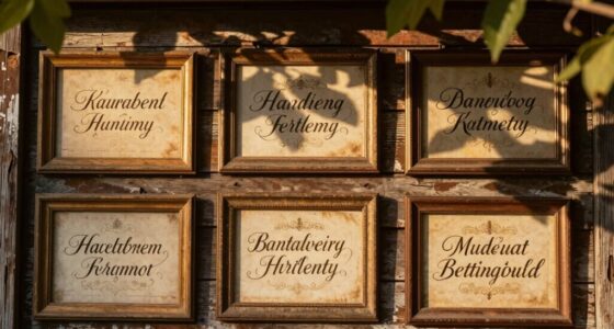 heirloom surnames inspire wall art