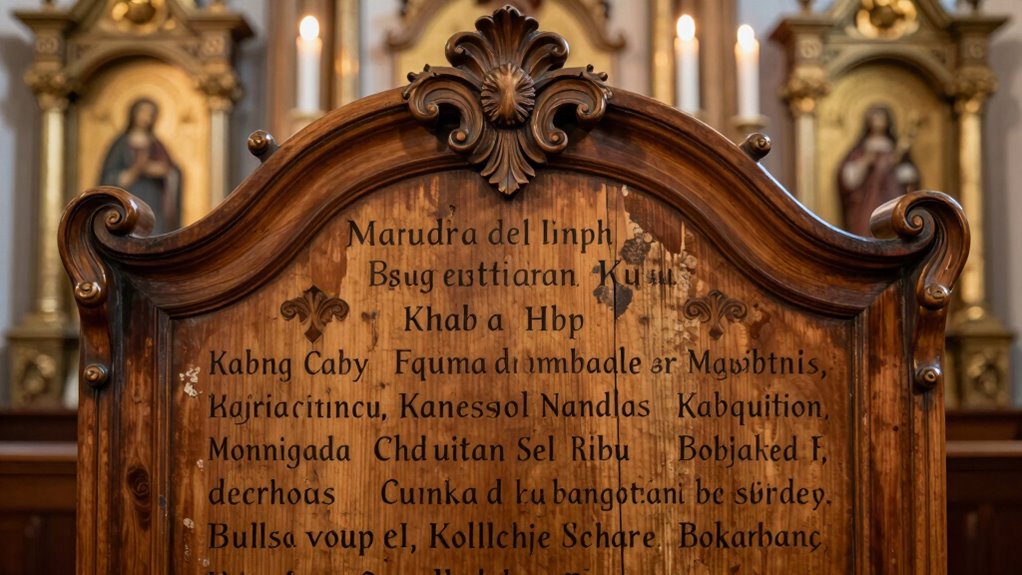 inscribing names blessings heritage
