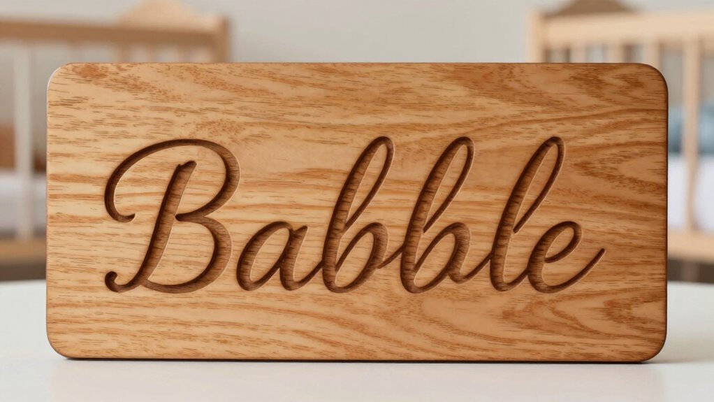 last name centered initials arranged