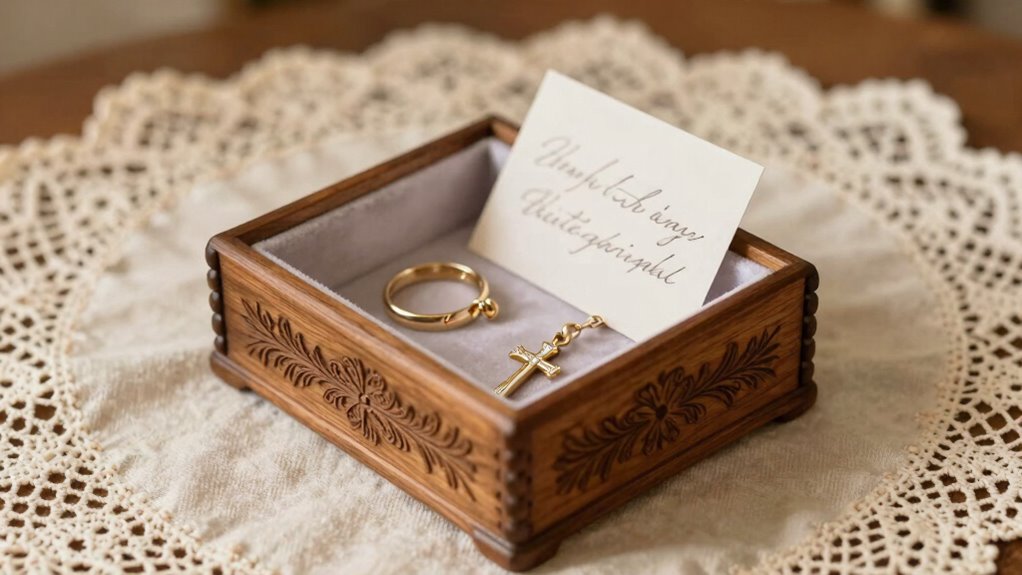 meaningful baptism box inscription
