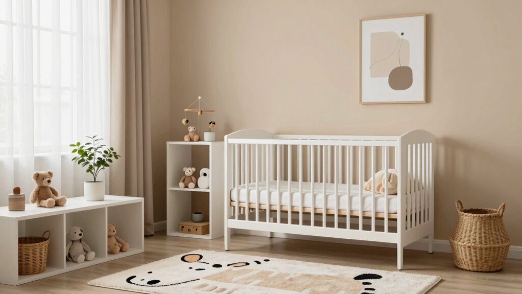 neutral versatile nursery design