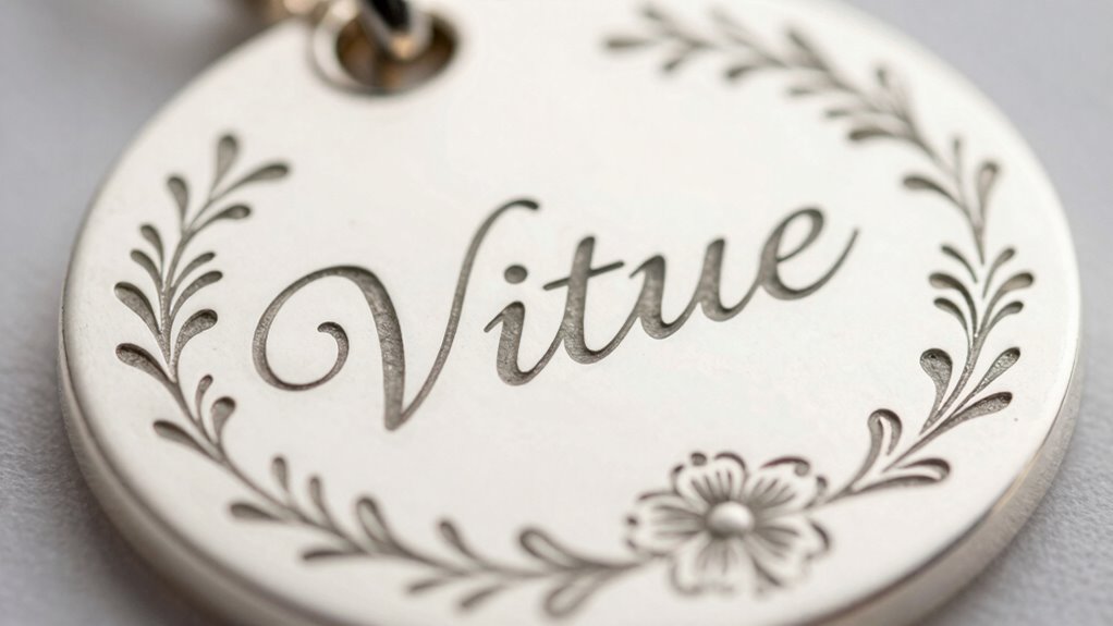 personalized engraved virtue keepsake