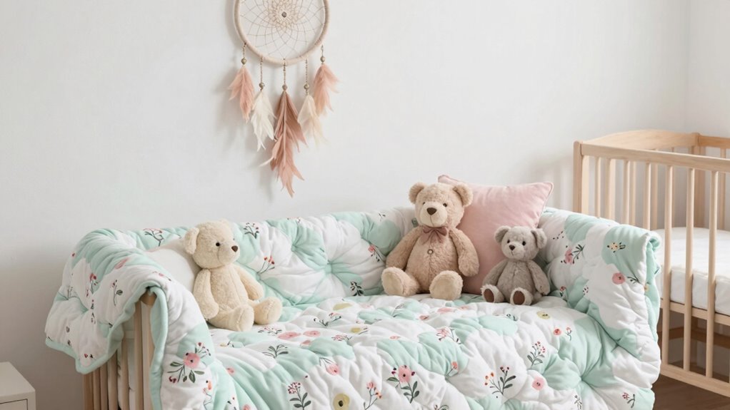 serene cohesive nursery branding