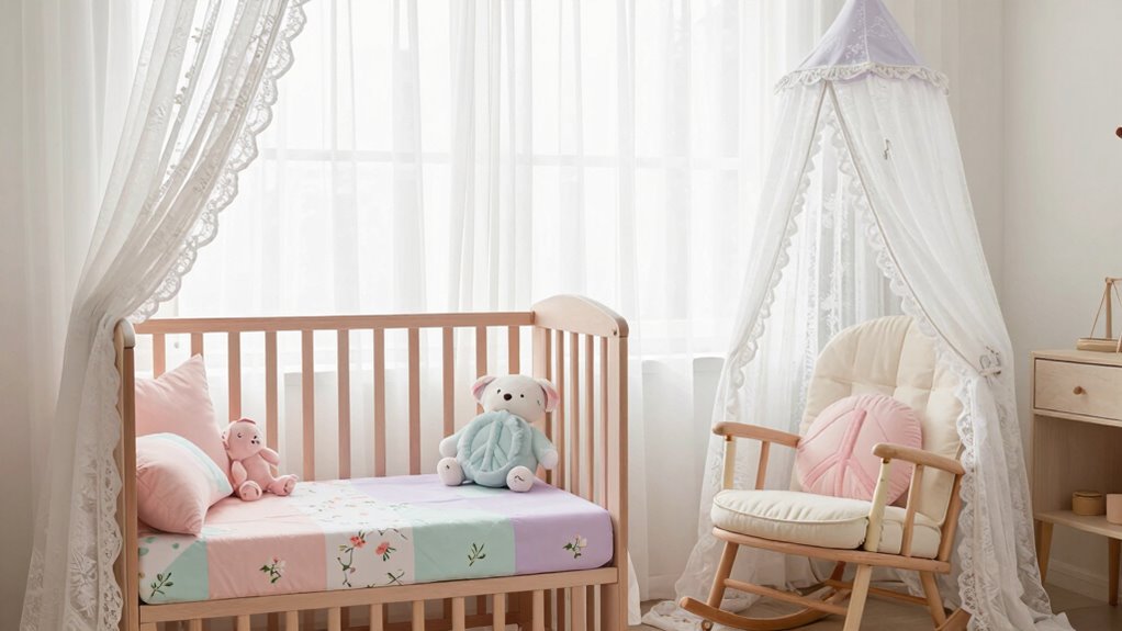 serene elegant nursery design