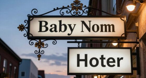 sign design for longer names