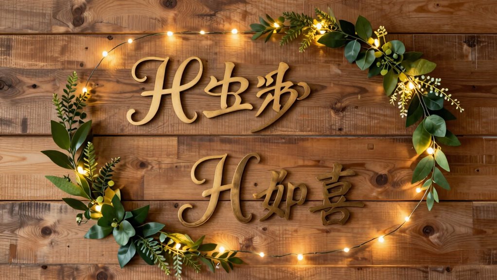 stylish family name display