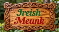 beautiful irish names on wood