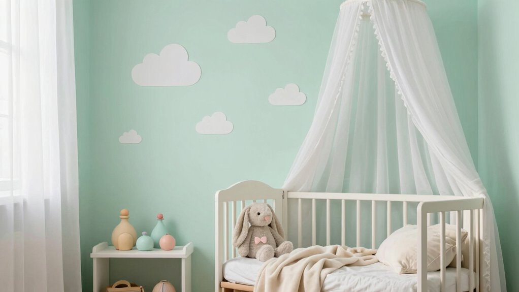 calm colors and decor