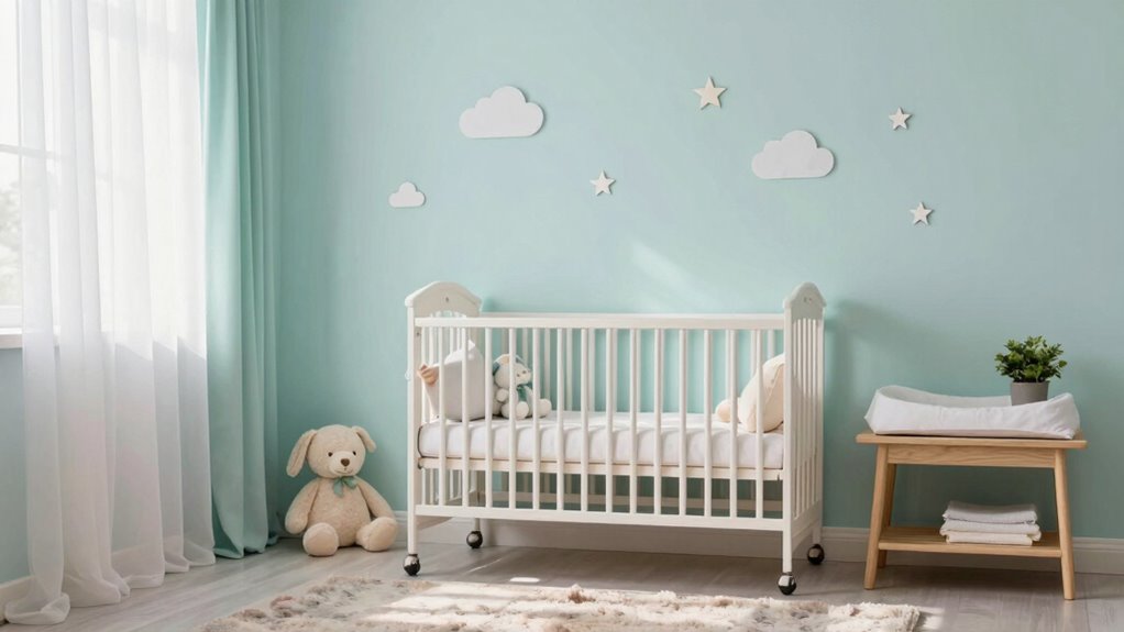 calm organized nursery environment
