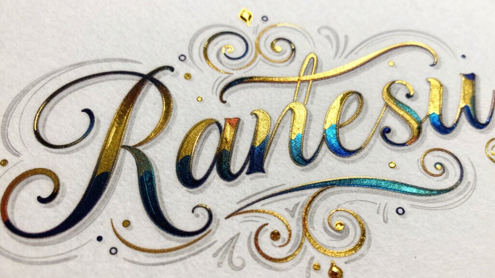creative flourishes enhance readability