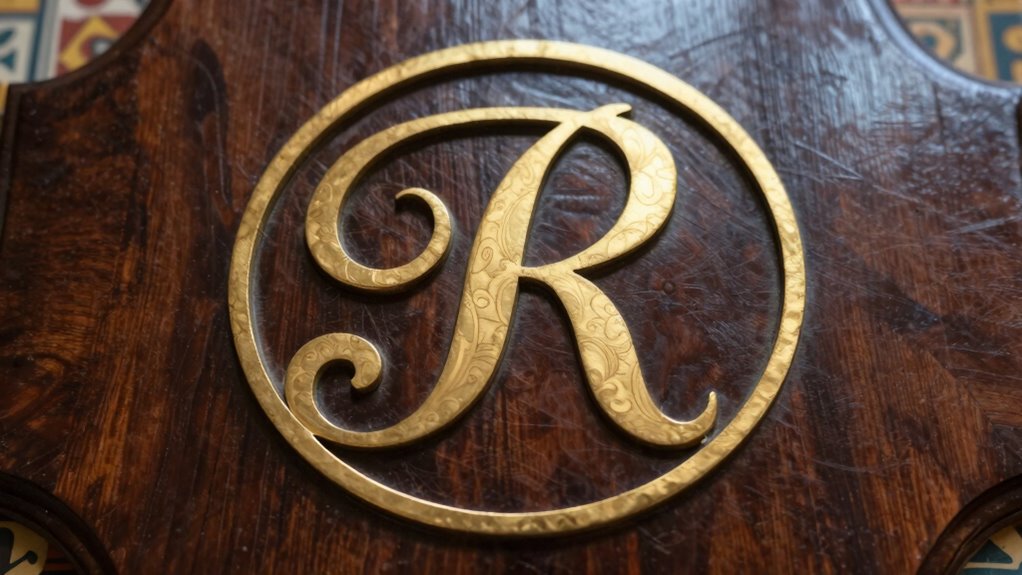 cultural decorative monogram design