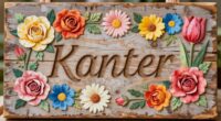 flower names on signs