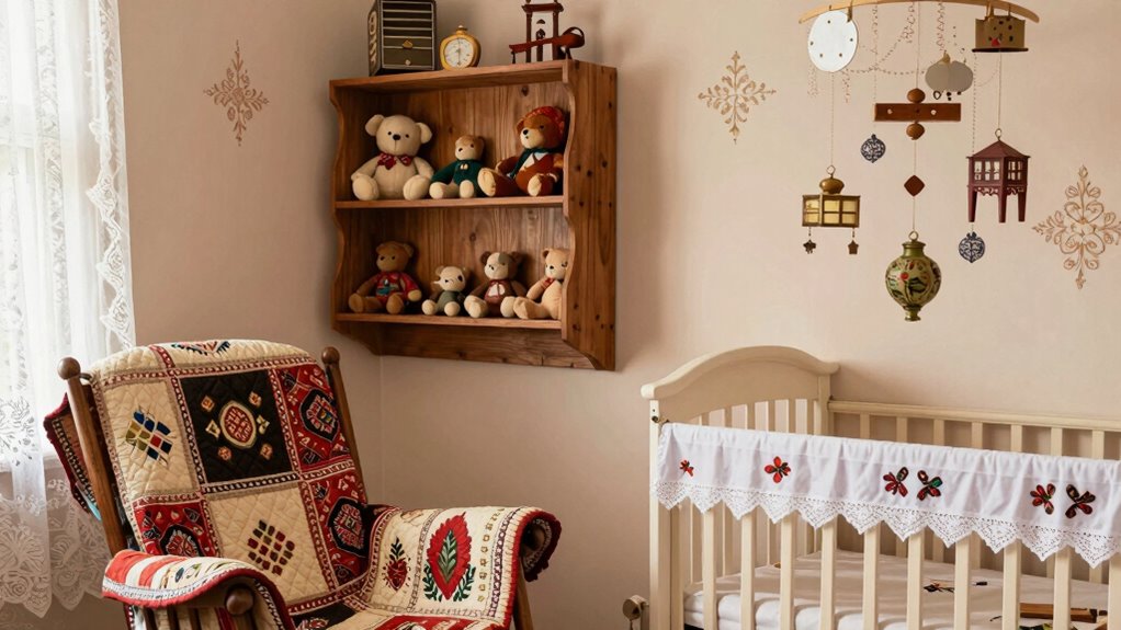 heritage inspired meaningful nursery decor