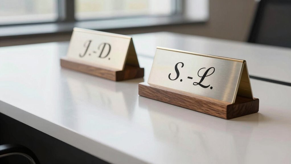 initials honor tradition and heritage
