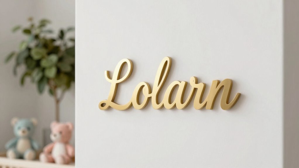 luxury nursery sign origins