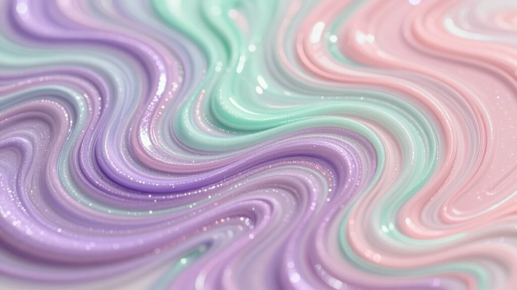 metallic shimmer enhances elegance