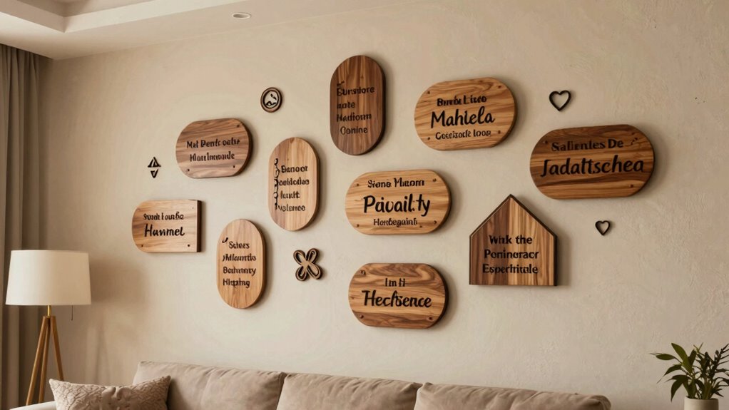 personalized family name displays