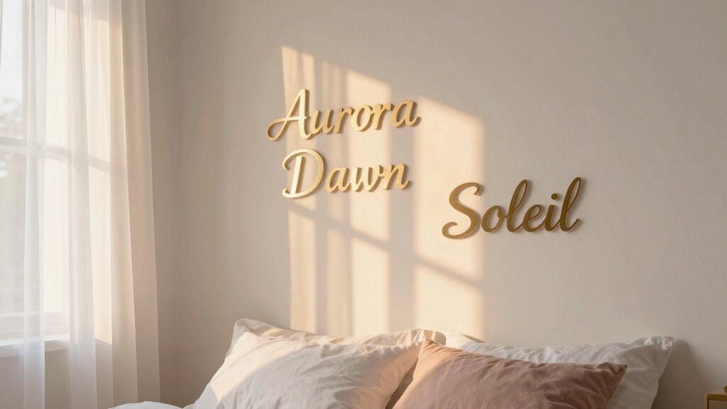 sunrise inspired uplifting decor words