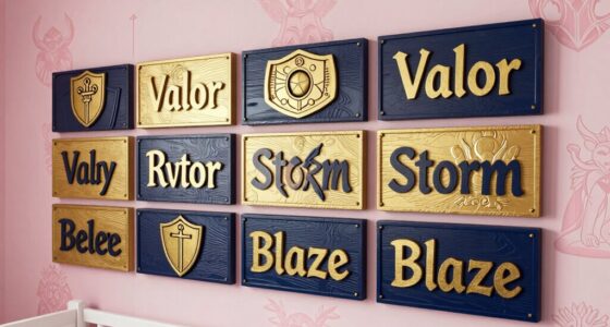 warrior names personalize nurseries