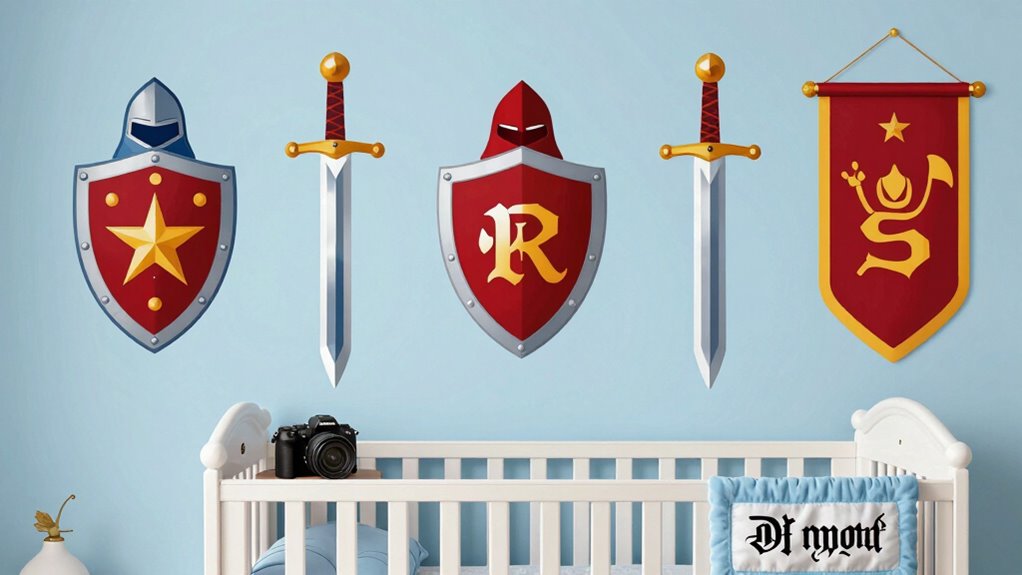 warrior themed tranquil nursery decor
