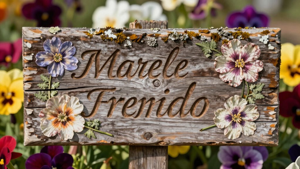 weatherproof maintained wooden signs