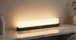 adjustable brightness enhances ambiance