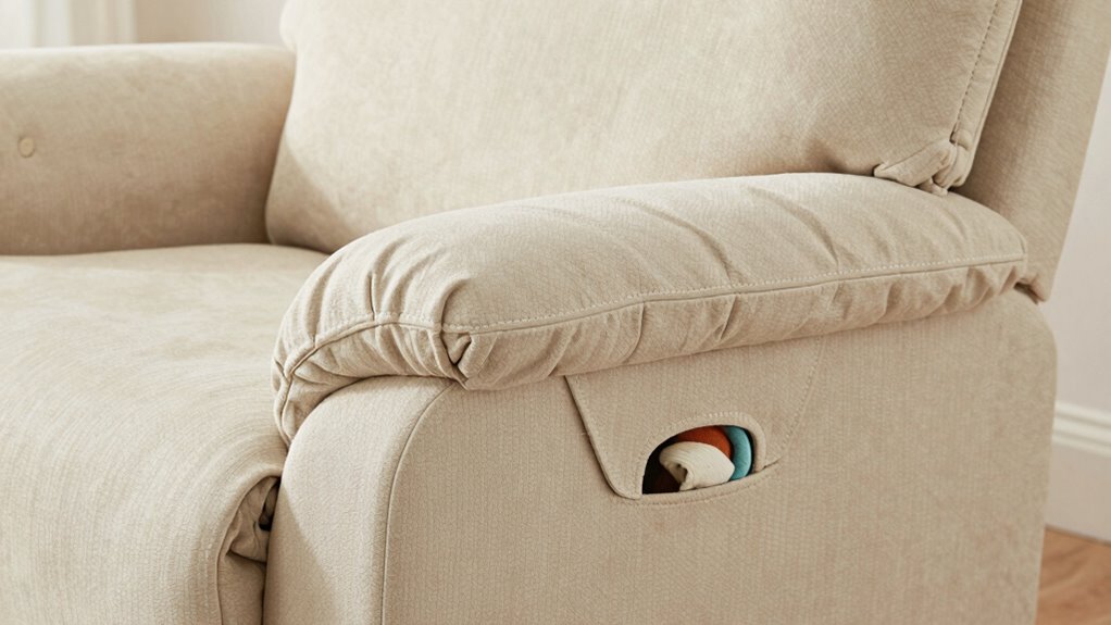 comfortable nursery recliner features