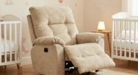 comfortable nursery seating option