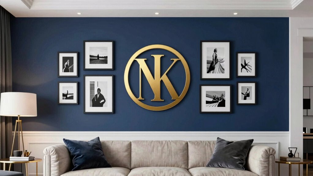 create bold accent wall balance