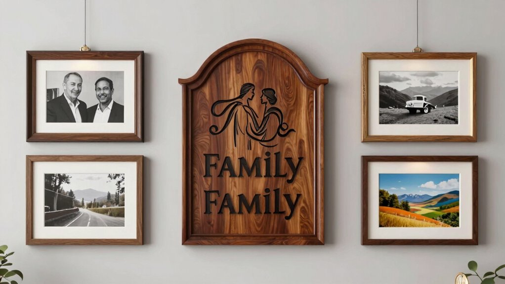 creating a personalized wall display