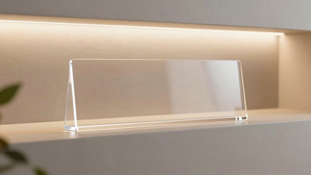 customizable modern acrylic signs
