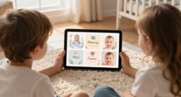 digital frames share baby names