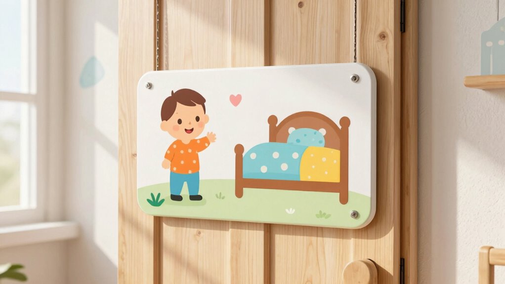 durable toddler room sign