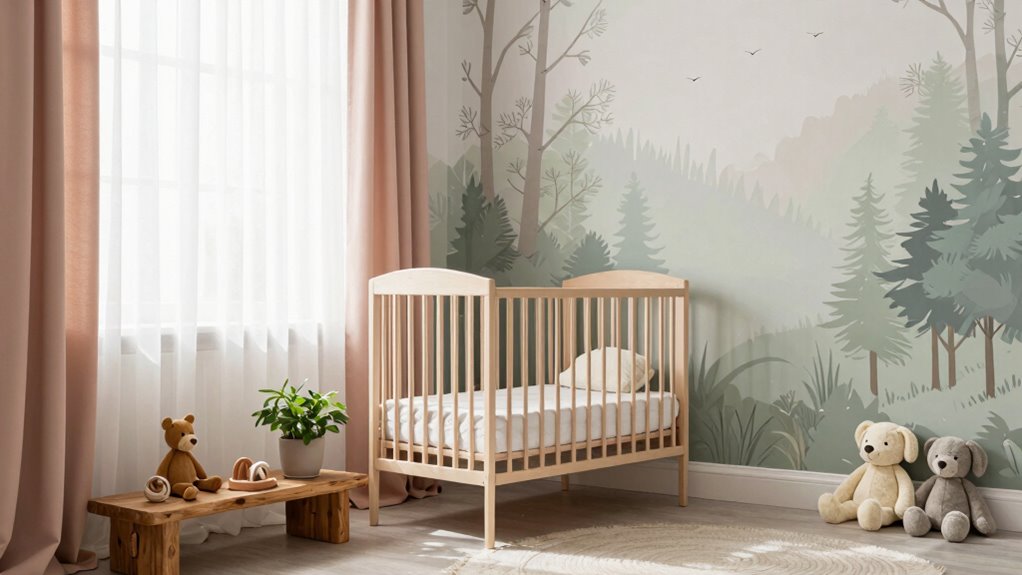 eco friendly minimalist nursery design