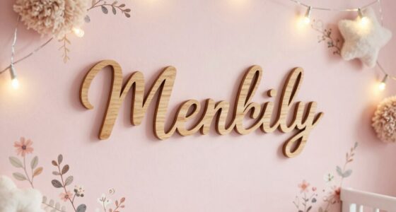elegant personalized nursery signs