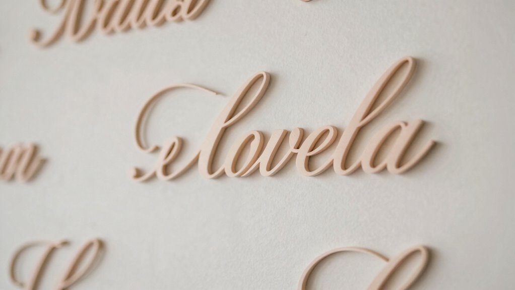 elegant playful script style