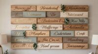 family name wall decor