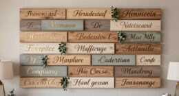 family name wall decor